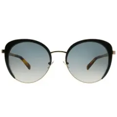 Jimmy Choo Gabby/S 2M2 FQ Womens Round Sunglasses Black on Rose Gold 56mm