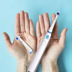 Pursonic Rechargeable Rotary Toothbrush with Built-In UV Sanitizer with 12 Brush Heads