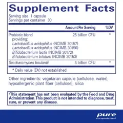 Pure Encapsulations PureBi&bull;Ome Intensive - Hypoallergenic Multi-Strain Probiotic Blend to Support Healthy Intestinal Microflora Balance - 30 Capsules