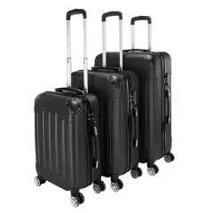 KTMBDW Luggage Set of 3 Hardside Suitcase Sets with TSA Lock, 4 Spinner Wheels for Carry On Check-in Business Trip