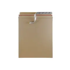 JAM Paper Stay-Flat Photo Mailer Envelopes 12.75x15 Kraft Self-Adh Closure 8866645