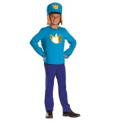 DreamWorks Boys' Dog Man Halloween Deluxe Costume Jumpsuit - Blue - 4-6