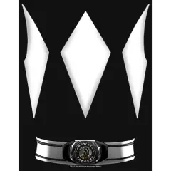 Girl's Power Rangers Black Ranger Costume Tee T-Shirt