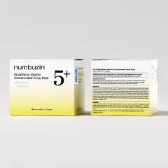numbuzin No.5+ Glutathione Vitamin Concentrated Toner Pads - 70ct