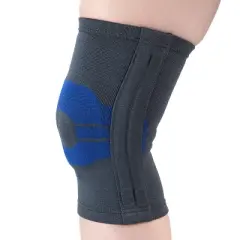 OTC Knee Brace, Compression Recovery, Gel Insert, Flexible Side Stays