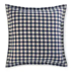 Navy Kingston Euro Pillow Sham Set - Eddie Bauer