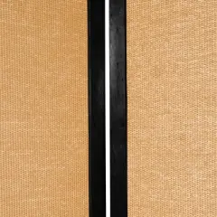 6 ft. Tall Jute Shoji Screen - Black (4 Panels)