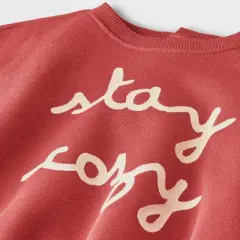 Grayson Collective Baby Bubble Graphic Romper - Red