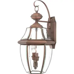 Quoizel Lighting Newbury 2 - Light Sconce in  Aged Copper