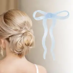 Unique Bargains Women's Bow Wave Chignon Pin 1 Pc
