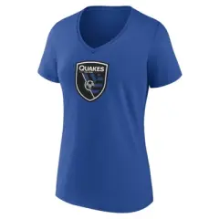 MLS San Jose Earthquakes Women's V-Neck T-Shirt