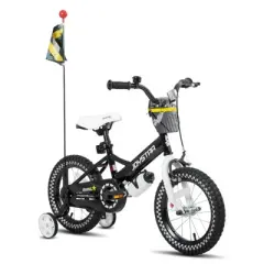 JOYSTAR Sport Boys Bike for Kids with Water Botter & Flag