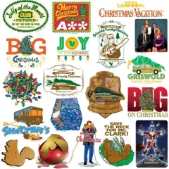 National Lampoon's Christmas Vacation Sticker 50ct Vinyl Large Deluxe Stickers Variety Pack