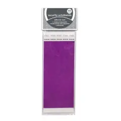 C-Line&reg; DuPont&trade; Tyvek&reg; Security Wristbands, Purple, 100 Per Pack, 2 Packs