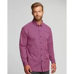 Cutter & Buck Mens Anchor Gingham Shirt