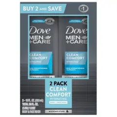 Dove Men+Care Clean Comfort Body and Face Wash
