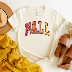 Simply Sage Market Women's Varsity Fall Ombre Short Sleeve Graphic Tee