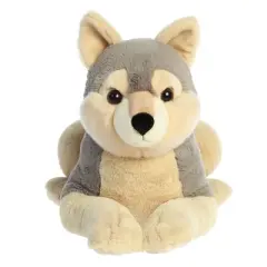 Aurora Large Wolf Super Flopsie Adorable Stuffed Animal Gray 25"
