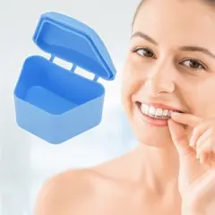 Unique Bargains Portable Trapezoidal Retainer Case Braces Box 1 Pc