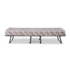 Twin Torino Folding Bed Gray - Linon
