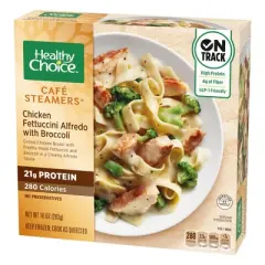 Healthy Choice Caf&eacute; Steamers Frozen Chicken Fettuccine Alfredo - 10oz