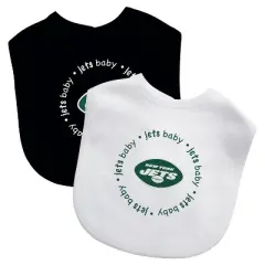 Baby Fanatic Officially Licensed Unisex Baby Bibs 2 Pack - NFL New York Jets