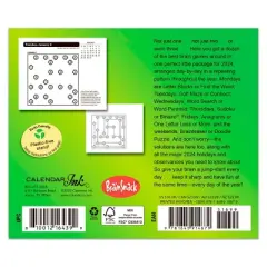 Browntrout 2024 Daily Desk Calendar 5"x6" Brain Games