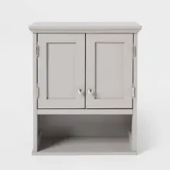 Wood Wall Cabinet Gray - Threshold&trade;