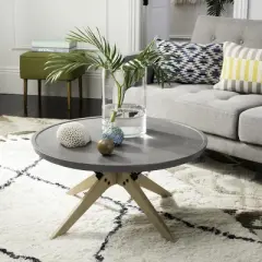 Bryson Coffee Table - Indoor/Outdoor - VNN1026 - Dark Grey - Safavieh