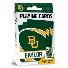 MasterPieces Officially Licensed NCAA Baylor Bears Playing Cards - 54 Card Deck for Adults