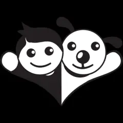 Junior's Design By Humans Doggy Friend By graphicganga T-Shirt