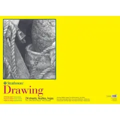 Strathmore 300 Series Drawing Paper Pad, Tape Binding, 24 Sheet, 22x30 inch, 1 Count