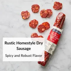 DeLallo Hot Calabrese Dry-Cured Sausage, 7 oz Stick, (3 Pack)