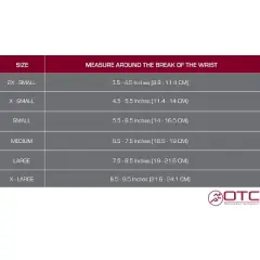 OTC Wrist Splint, Cock-Up Lacing, Canvas, ProChoice, White, Left