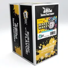 Java Factory Single Cup Coffee, Keurig 2.0 , Wakey Wakey Light Roast, 40 Count