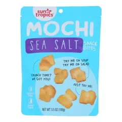 Sun Tropics Mochi Sea Salt Snack Bites - Case of 12/3.5 oz