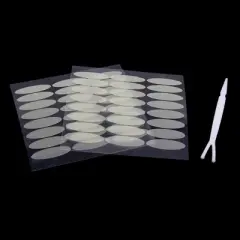 Unique Bargains Clear Natural Looking Eyes Beauty Double Eyelid Sticker Adhesive Tape L 48 Pairs