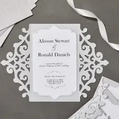 Best Paper Greetings 24 Sheets Silver Glitter Cardstock Paper for Scrapbooking, Arts, DIY Sparkle Crafts, 250gsm, Double-Sided, 8 x 12 In