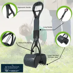The Humane Society by Greenbone Foldable Waste Scooper - Premium Quality