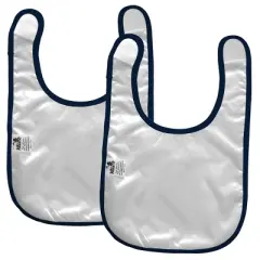 Baby Fanatic Officially Licensed Unisex Baby Bibs 2 Pack - NFL Los Angeles Rams