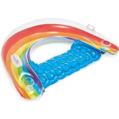Intex Sit 'N Float Inflatable Pool Float 60" x 39" Rainbow (2-Pack)