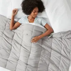 50"x70" 12lbs Weighted Blanket Gray - Room Essentials&trade;