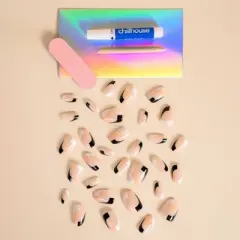 Chillhouse Fake Nails - Black Tie Affair - 24ct