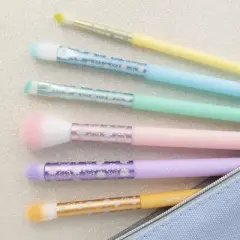 MODA Brush Posh Pastel Delicate Eye 7pc Makeup Brush Kit, Includes Smoky Eye, Crease, and Shadow Makeup Brushes