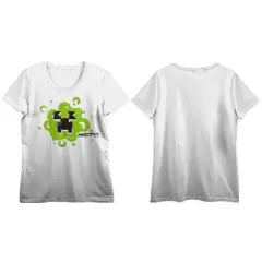 Minecraft Classic Gadget Juniors White Graphic Tee