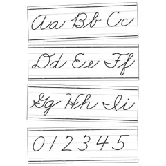 Carson Dellosa Education Farmhouse Alphabet Line: Cursive Bulletin Board Set