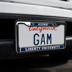Liberty University Alumni Logo Full Size Standard License Plate Metal Frame