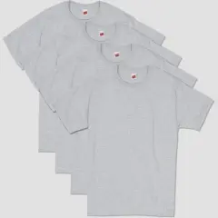 Hanes Men's Essentials Short Sleeve T-Shirt 4pk