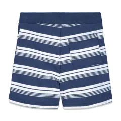 Andy & Evan  Kids Navy Striped Short Blue, Size 11-12 Years