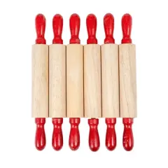 READY 2 LEARN&trade; Mini Wooden Rolling Pins - Set of 6